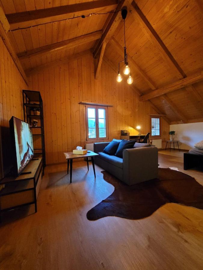 Forest View Apartment In Leissigen By Interlaken With No Kitchen Esterno foto